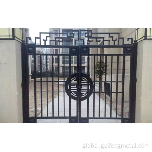 Aluminum Art Door Villa courtyard aluminium gate Factory